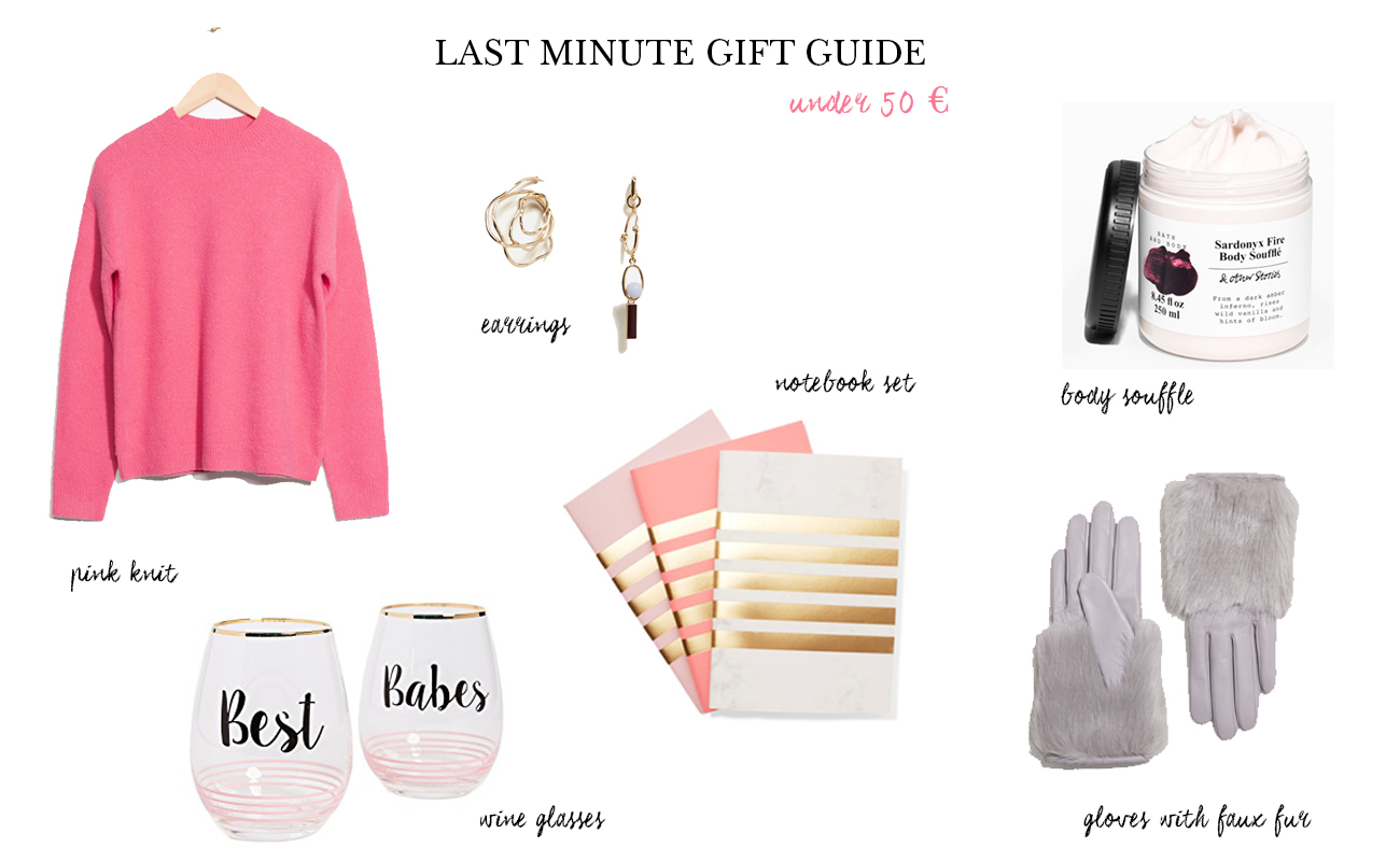 Last Minute Christmas Gift Guide under 50 Euro
