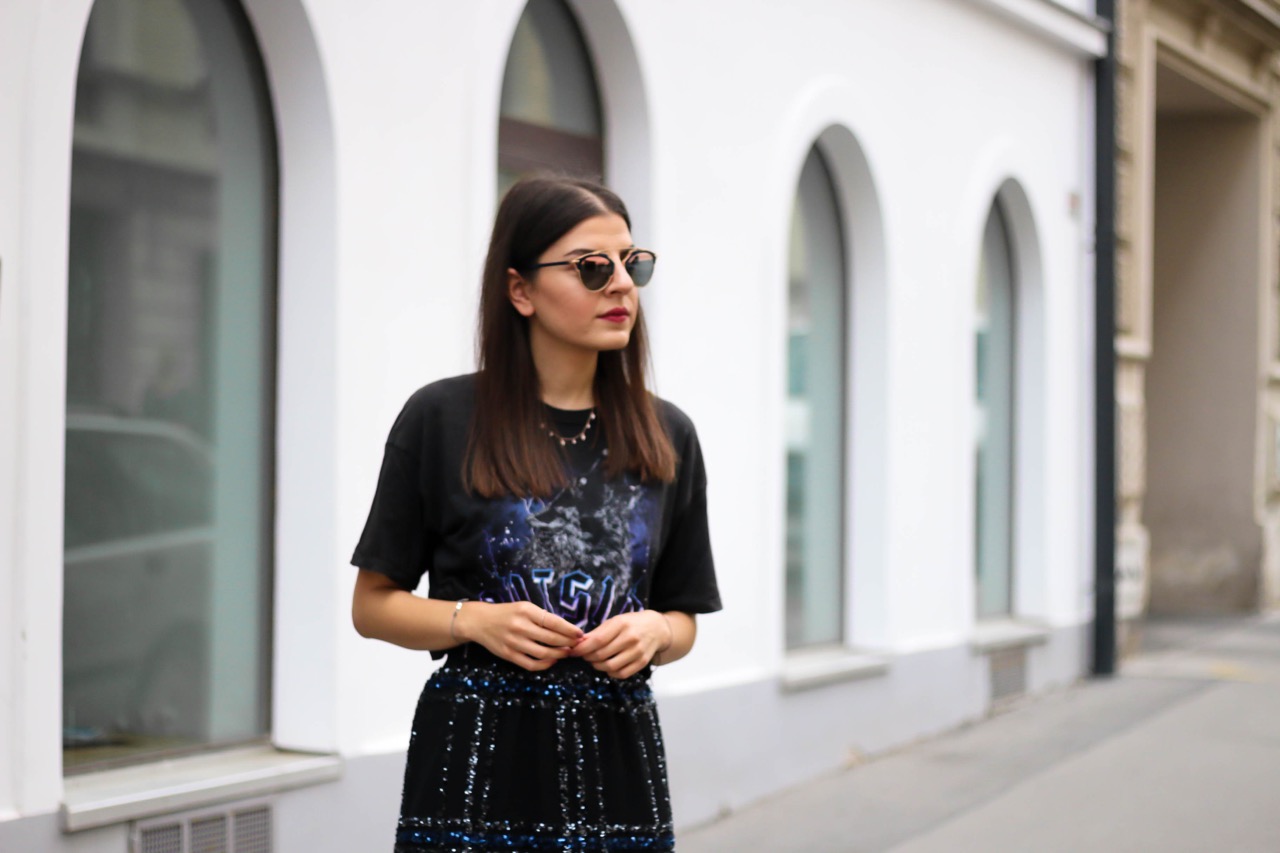 How to rock sequins during the day