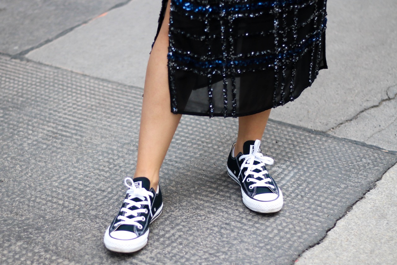 How to rock sequins during the day