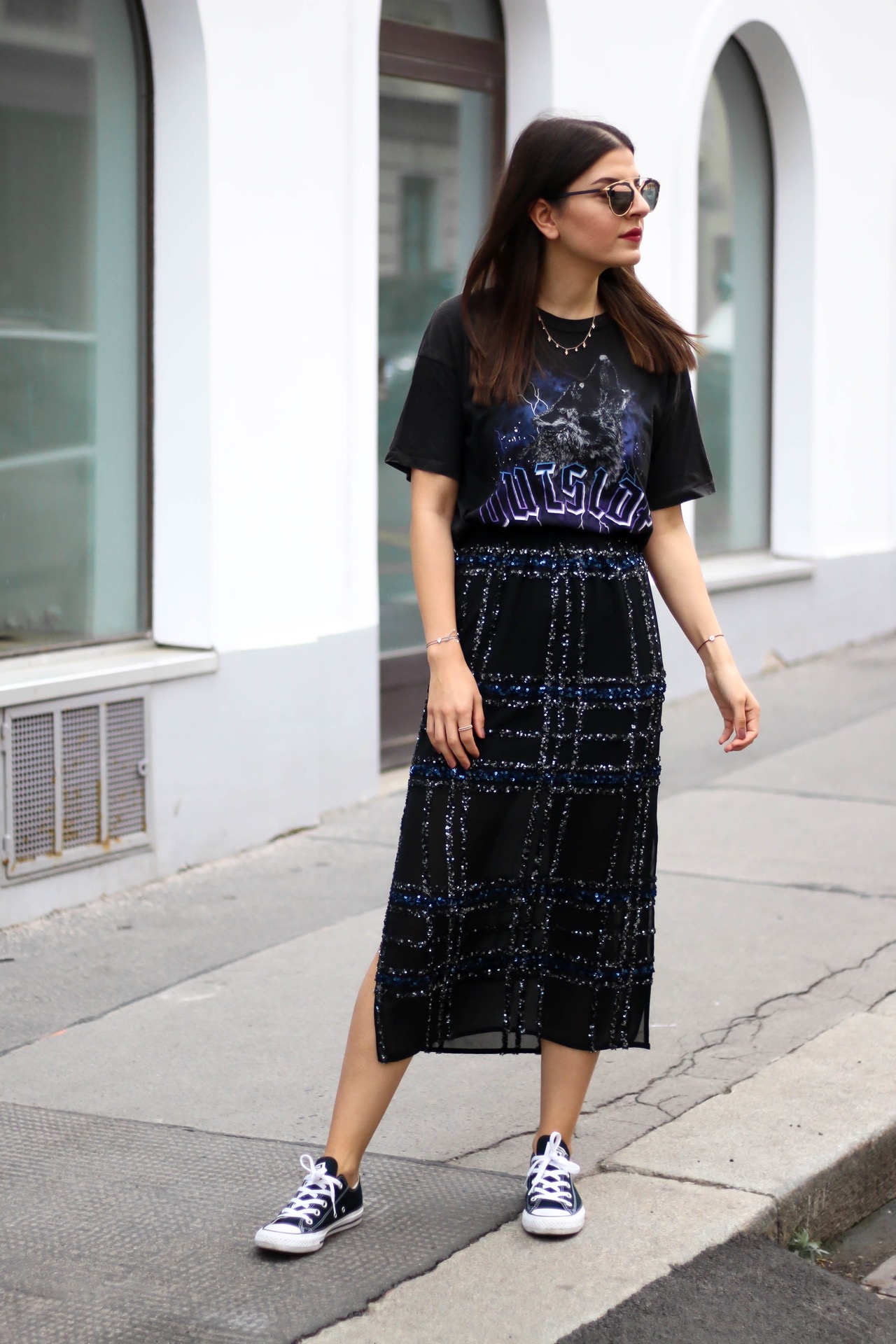 How to rock sequins during the day