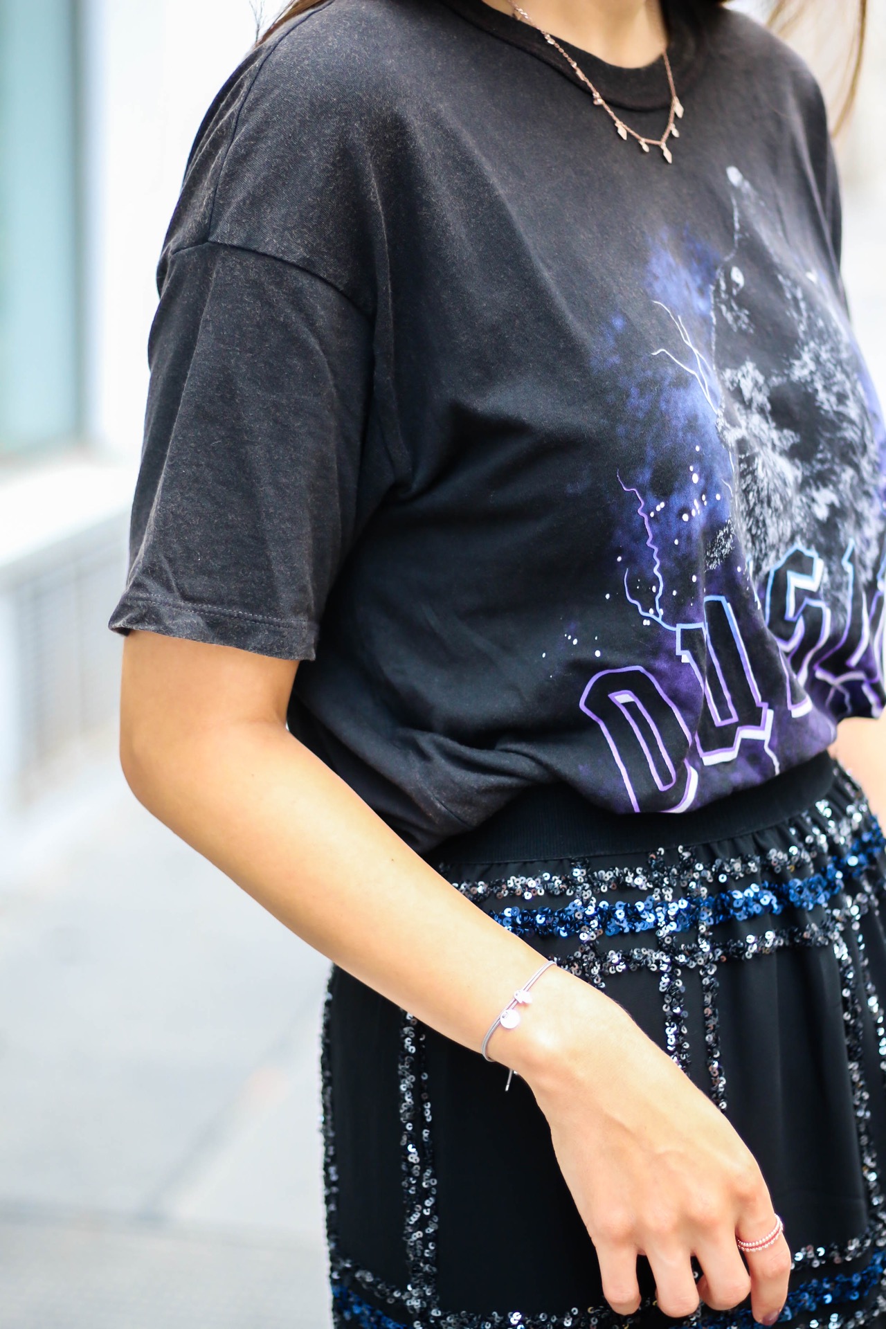 How to rock sequins during the day