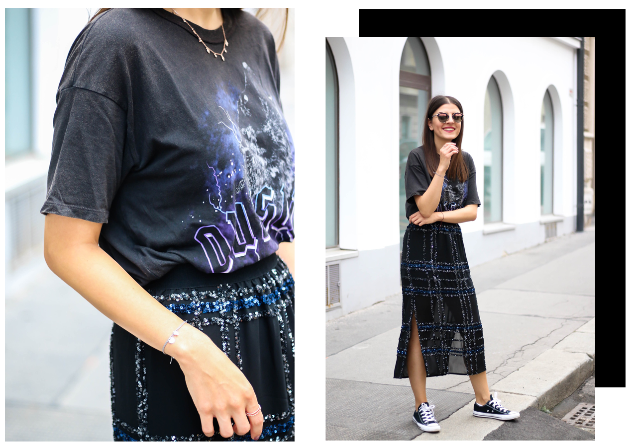 How to rock sequins during the day