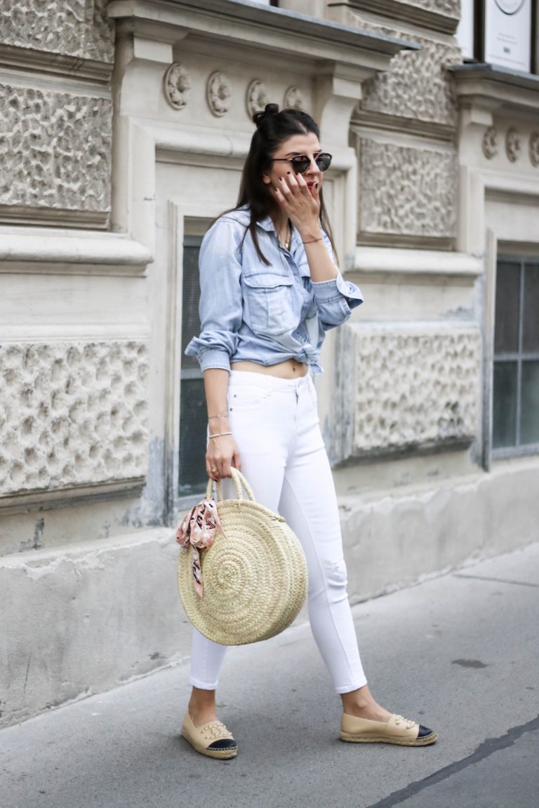 How To Wear White Denim For Summer Fashionnes 7521